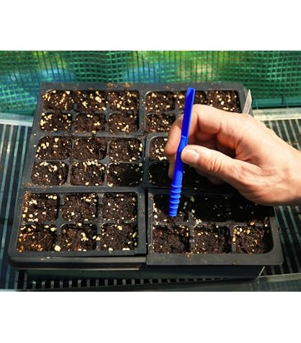 Seeding Punch – Outil De Semis Précis 12 Trous Réglable, Semoir Manuel Pour Fleurs & Légumes – Jardinage Facile Et Rapide