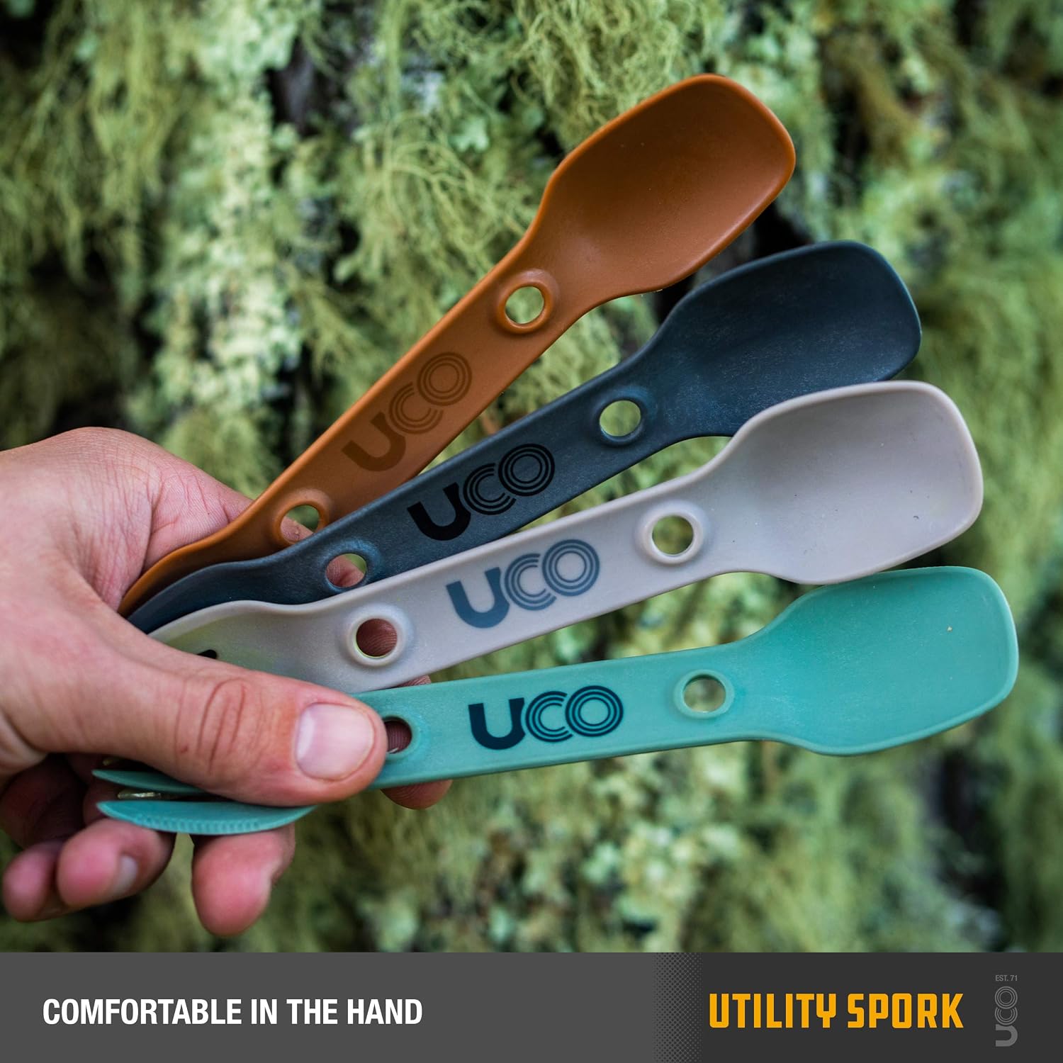 UCO Utility Spork 4 Pack with Tether Venture - Image 5