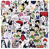 50pcs Hunter&times;Hunter Stickers for Kids, Cool Waterproof Vinyl Decal for Teen Adult Boy Laptop, Travel Case, Phone, Bike, Water Bottle, Guitar, Computer, Skateboard