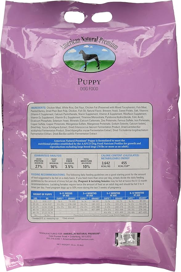 american natural premium large breed puppy food