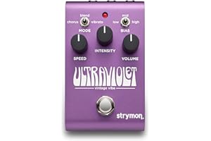 Strymon UltraViolet Vintage Vibe Chorus and Vibrato Guitar Effects Pedal for Electric and Acoustic Guitar, Synths and Keyboards