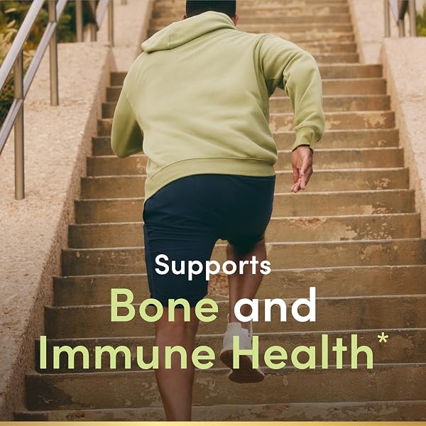NATURE’S BOUNTY CALCIUM CARBONATE & VITAMIN D, SUPPORTS IMMUNE HEALTH & BONE HEALTH, 600MG CALCIUM & 800IU VITAMIN D3, 250 TABLETS