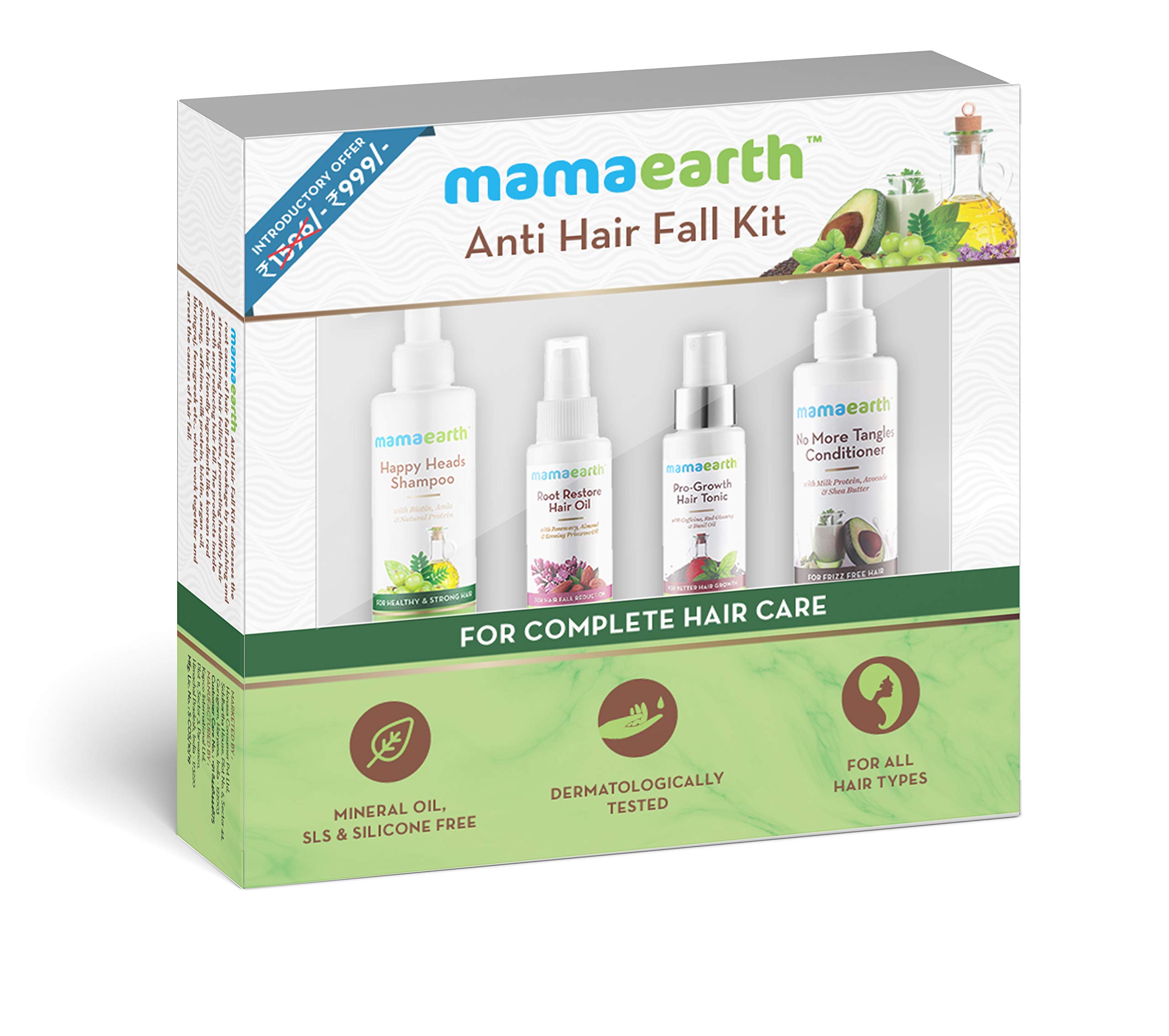 Mamaearth Hair Repair & Care Kit (Oil, Shampoo, Conditioner & Tonic
