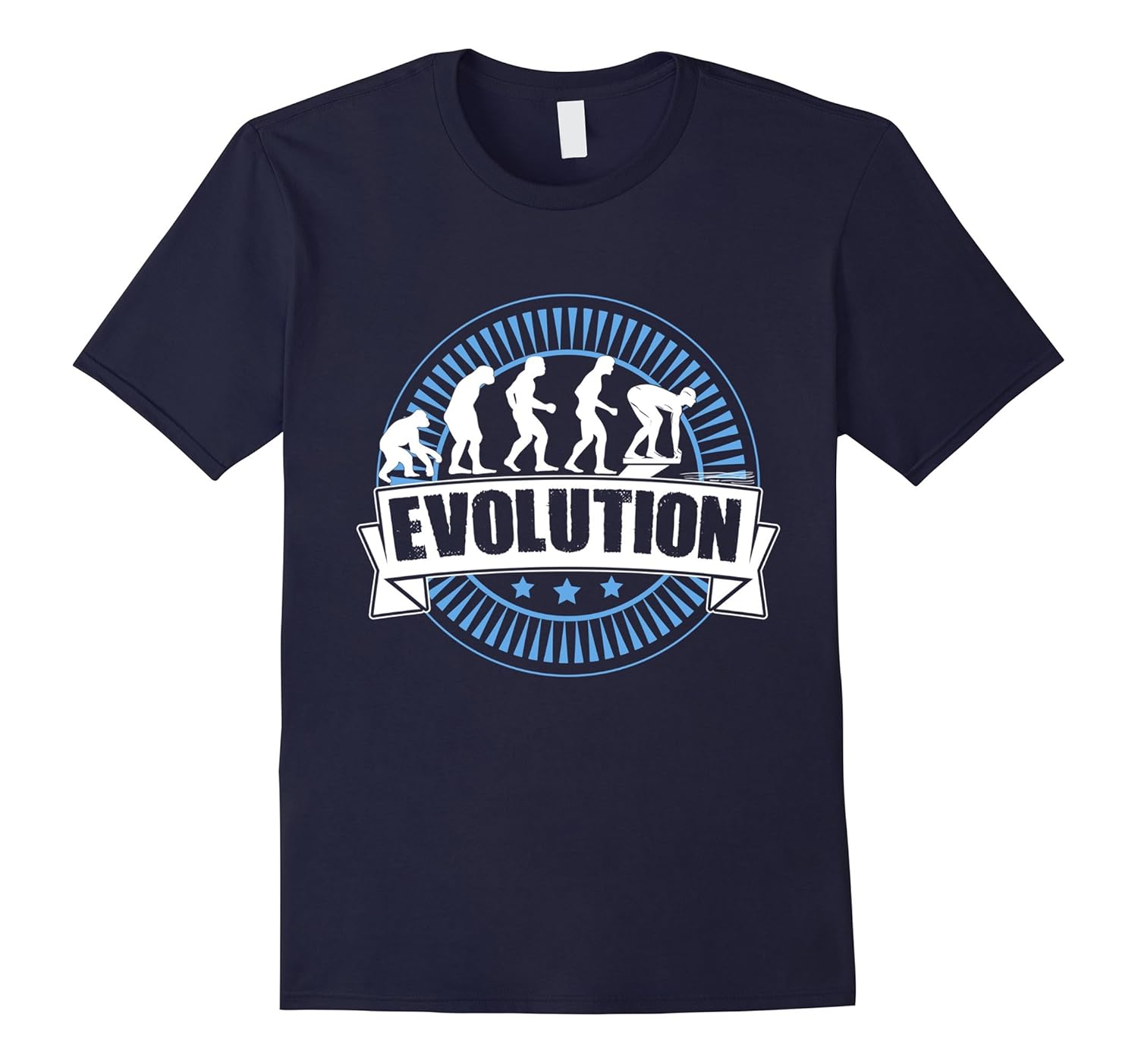 Funny Swim Shirts Swimming Evolution Tshirts Gift SwimmersCL Colamaga