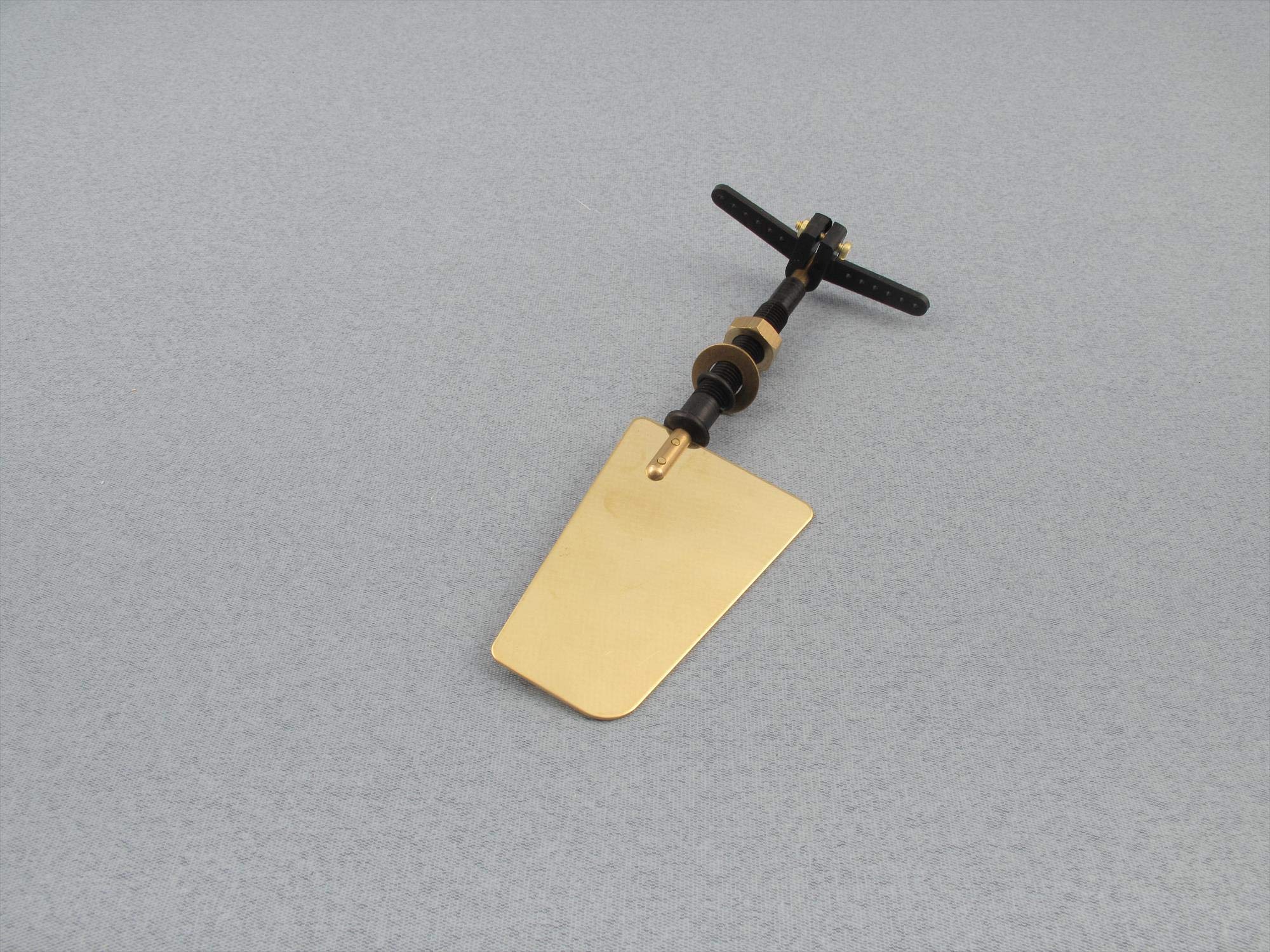Large Brass Rudder for Model Boat (Blade 60 x 41mm)