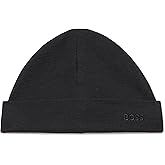 BOSS Men's Tonal Logo Waffle Structure Beanie
