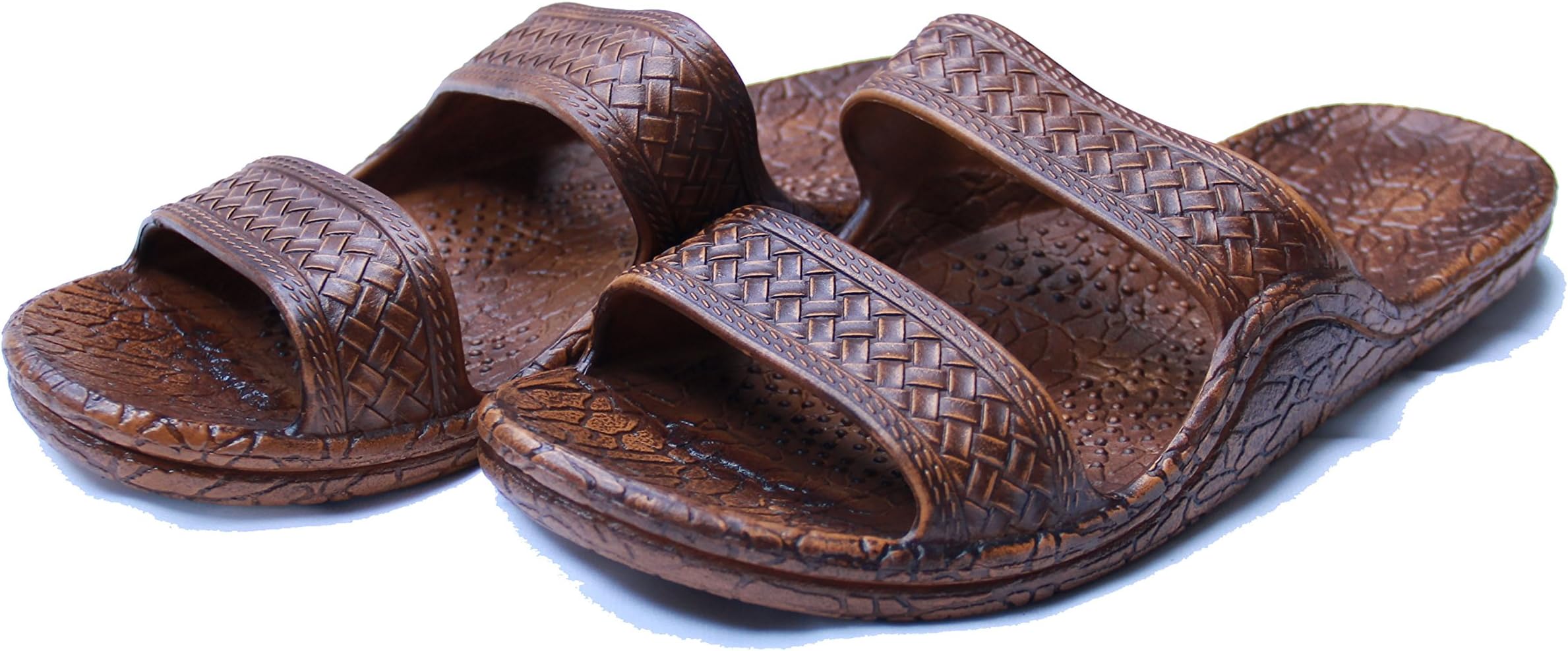 Simple Hawaii Jesus Double Strap Women's Hawaiian Sandals(8 B(M) US,Chestnut)
