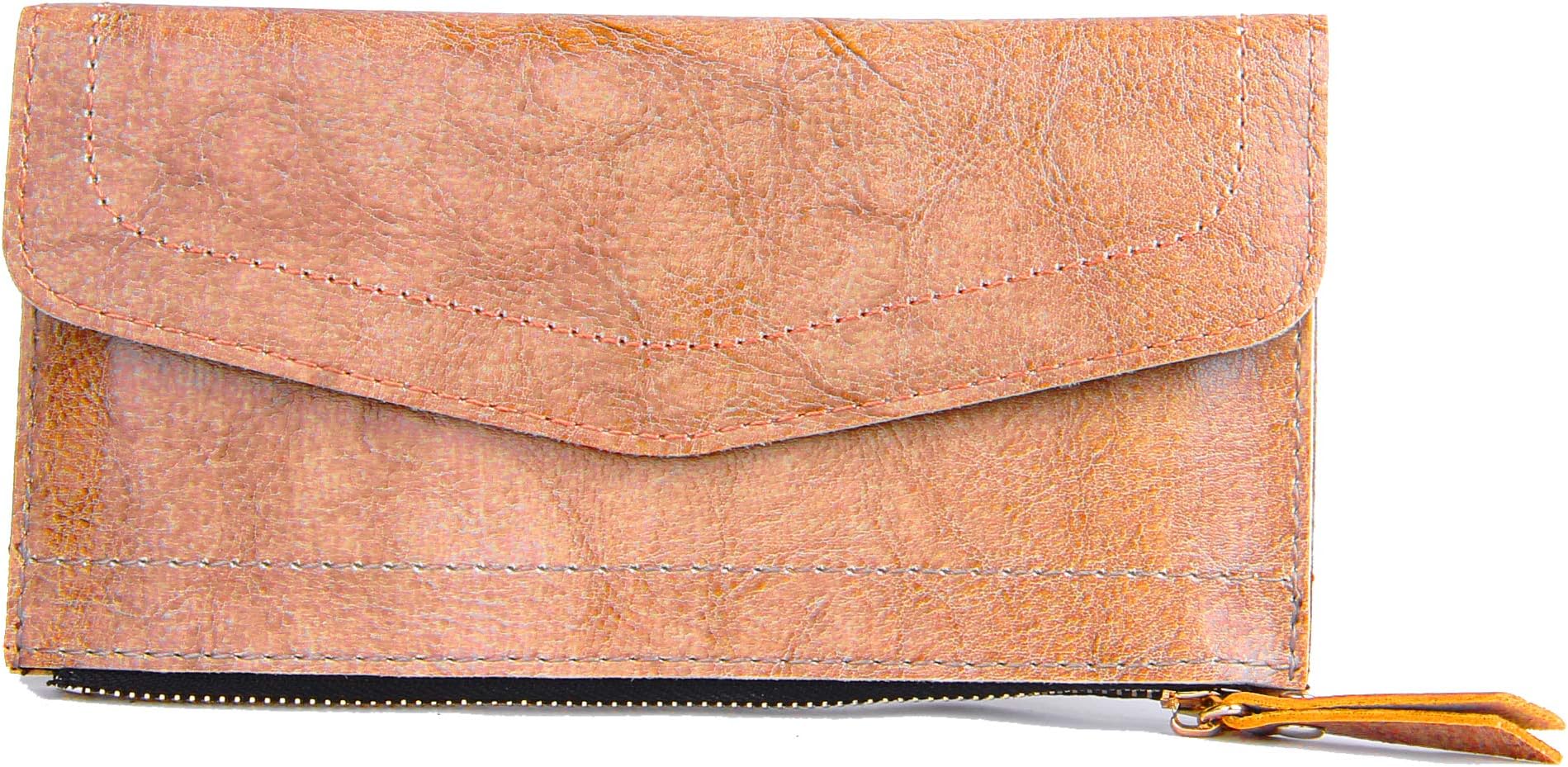Women wallet - Trifold RFID-Blocking Long Wallet Mini Clutch Leather Envelope Purse Card Holder Bifold Wallet