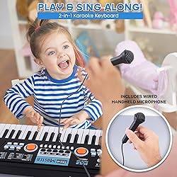 Pyle Electric Keyboard Piano 49 Keys - Portable