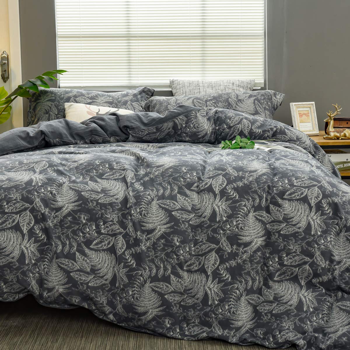 Softta California King Beddding Deer Duvet Cover Bohemian 3 Pcs Geometric Christmas Bedding 100 Brushed Cotton Red Dark Blue Kids Furniture Decor Storage Bedding Slumber Bags