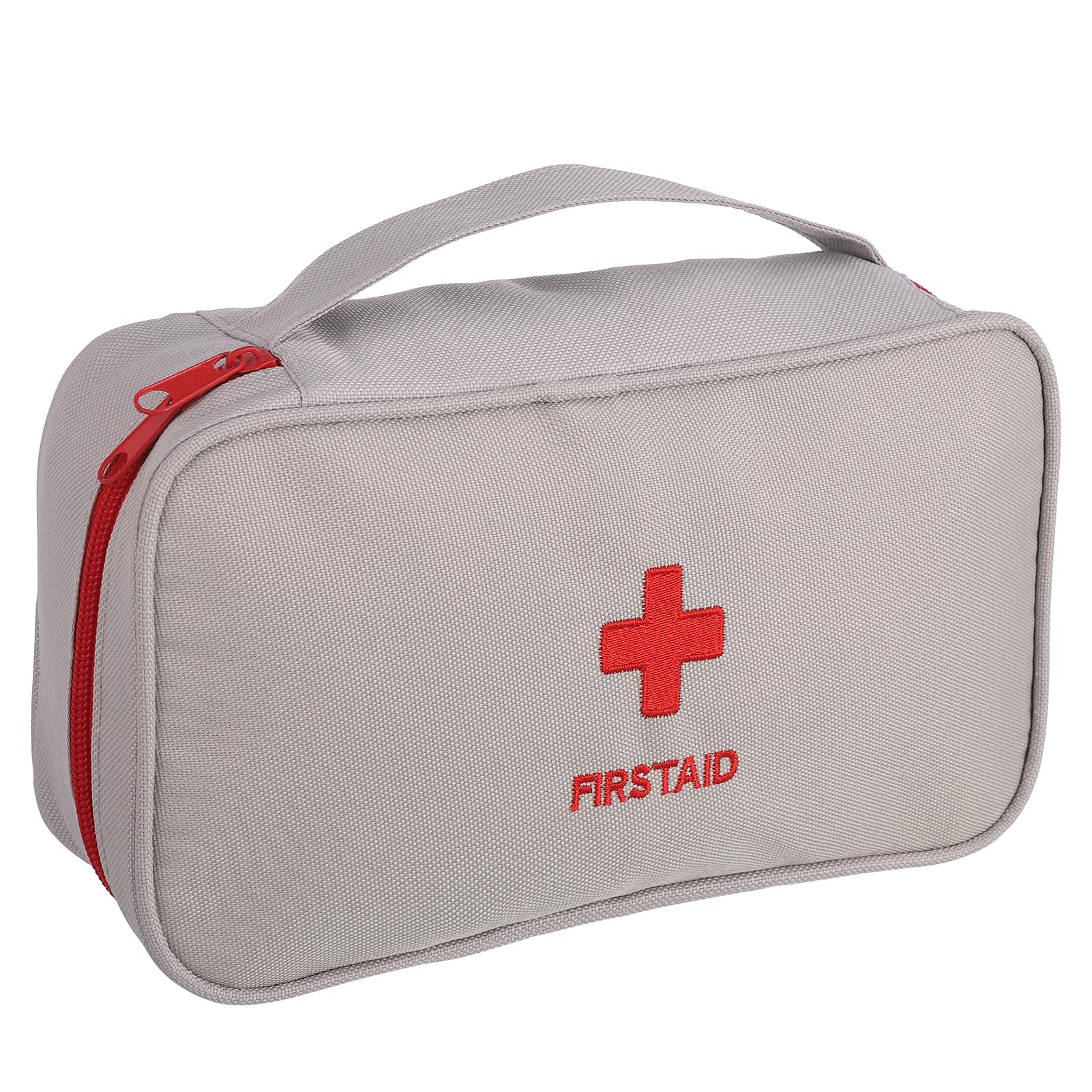 upain First Aid Bag Empty Small Medical Bag Travel Emergency Medical Kit Lightweight Medicine Storage Bag Multifunctional Layered for Emergency Home Office Car Outdoors Boat Camping Hiking