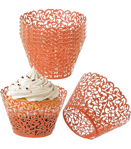 PATIKIL Cupcake Wrappers Paper, 50 Pieces Baking Cups