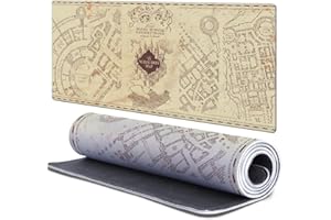 Head Case Designs Officially Licensed Harry Potter The Marauder's Map Graphics 37.4 x 15.75 x 0.16 inches (900 x 400 mm) - XL Gaming Office Desk PC Keyboard Mouse Mat Pad