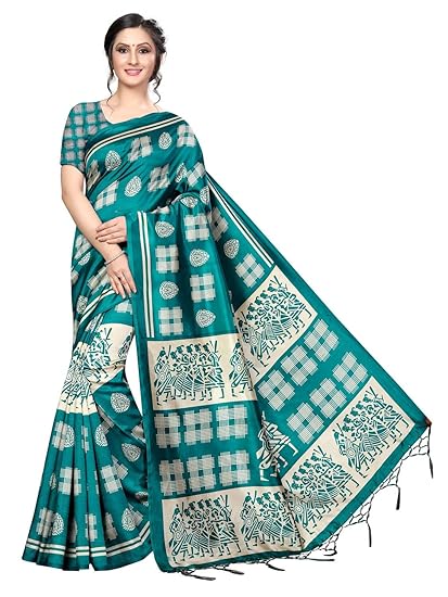 Navabi Export Womens Silk Saree With Blouse Piece (FWS2484)