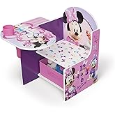 Delta Children Chair Desk With Storage Bin, Disney Minnie Mouse