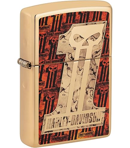 Amazon.com: Zippo HDP-75 Lighter, Silver, Harley-Davidson Japan