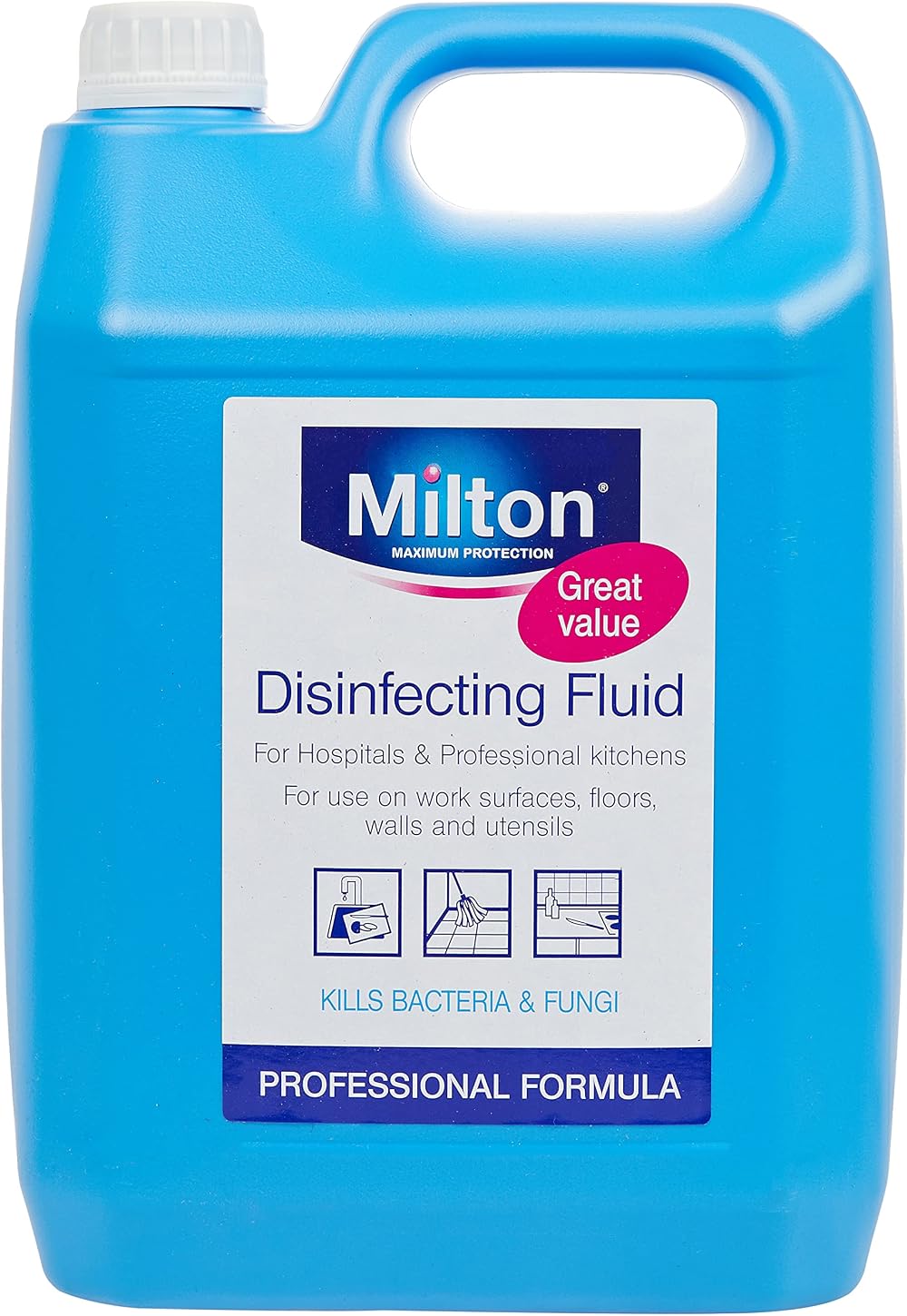 Milton PX51366 Disinfecting Fluid 5 L Kills Bacteria & Fungi