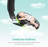 Dr.meter Ear Defenders Kids Noise Reducing Ear Muffs 27.4 dB Green Pink view 2