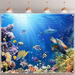 Swepuck 10x8ft Under The Sea Photography Backdrop
