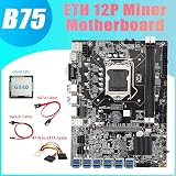 Lodokdre B75 ETH Miner Motherboard 12 PCIE USB3.0 G540 CPU LGA1155 view 5