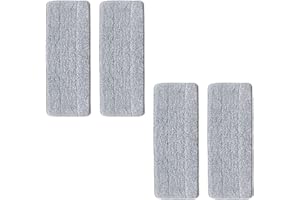 True & Tidy Replacement Microfiber Mop Pad Set for BUCKET-900 TrueClean Mop and Bucket with Pump System, Machine Washable up 