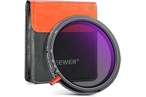 NEEWER 77mm 3 in 1 Variable ND Filter + CPL + Black Diffusion 1/4, ND2-32 (1-5 Stop), Camera Lens Neutral Density Circular Po