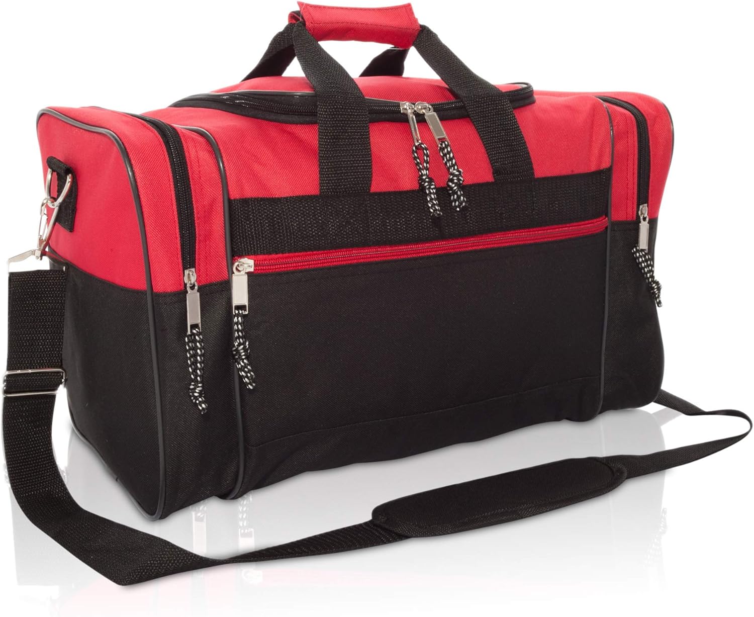  | 17" Blank Duffle Bag Duffel Bag Travel Size Sports Durable Gym Bag (Green) | Sports Duffels
