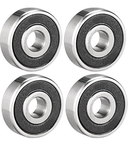 XiKe 6 Pièces Roulements à Billes 6203-2RS Scellés 17x40x12mm Acier Chrome Pré-lubrifiés