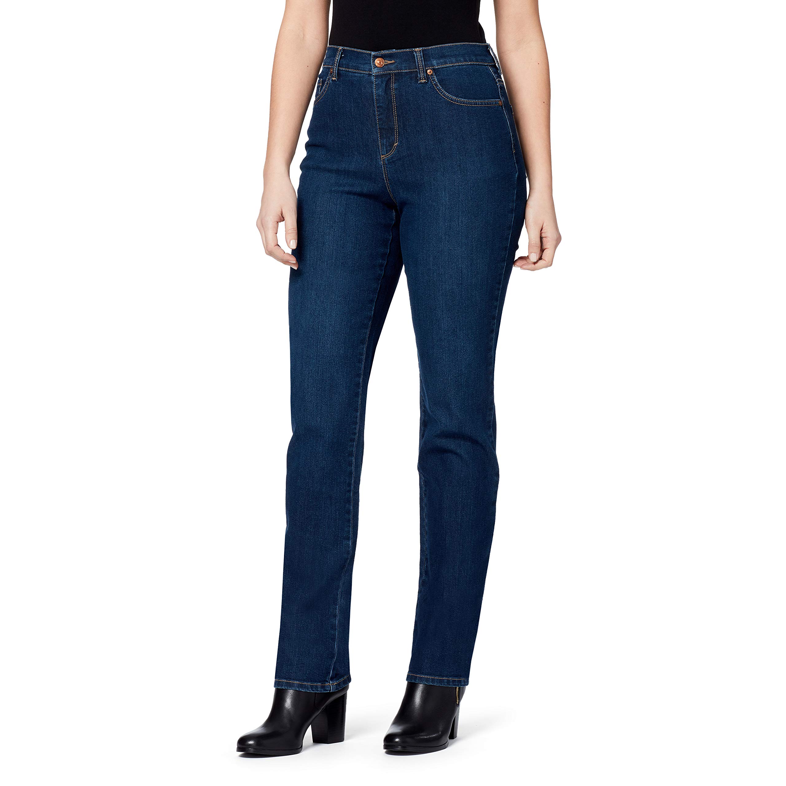 Photo 1 of Gloria Vanderbilt Women's Amanda Classic High Rise Tapered Jean, Madison, 10 Short