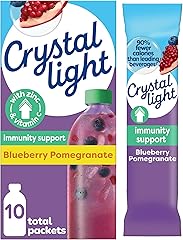 Crystal Light Immunity Support Blueberry Pomegranate naturally flavored with other natural flavor Powdered Drink Mix, .07 oz 