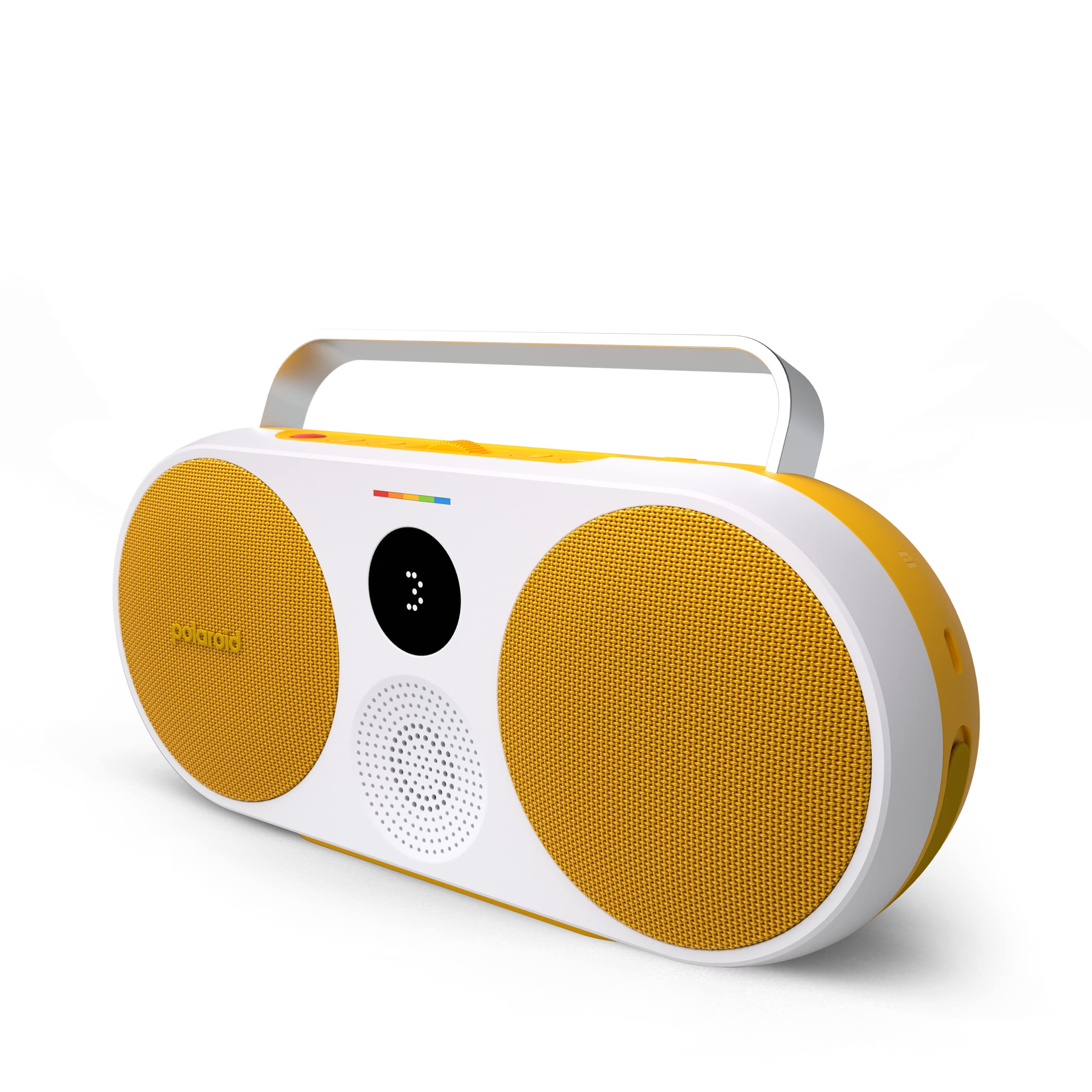 Polaroid P3 Music Player (Yellow) - Retro-Futuristic Boombox Wireless Bluetooth Speaker Rechargeable with Dual Stereo Pairing