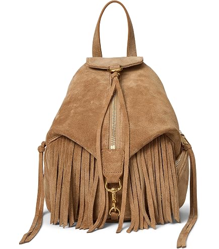 Rebecca Minkoff, Womens, Conv Mini Julian Backpack withFr, Praline, One Size : Clothing, Shoes & Jewelry