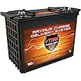 VMAX XTR12-155 12V 155AH AGM Deep Cycle Battery for Golf Carts and EV's, high performance and maintenence-free, 12V 155Ah, BCI Group Code GC12 AGM battery