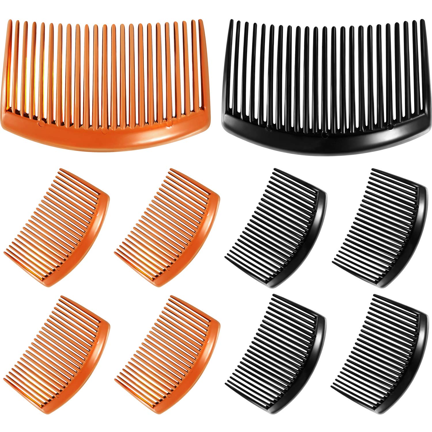 24 Pieces Hair Comb Plastic Hair Side Combs Straight Teeth Hair Clip Comb Bridal Wedding Veil Comb for Fine Hair : Beauty