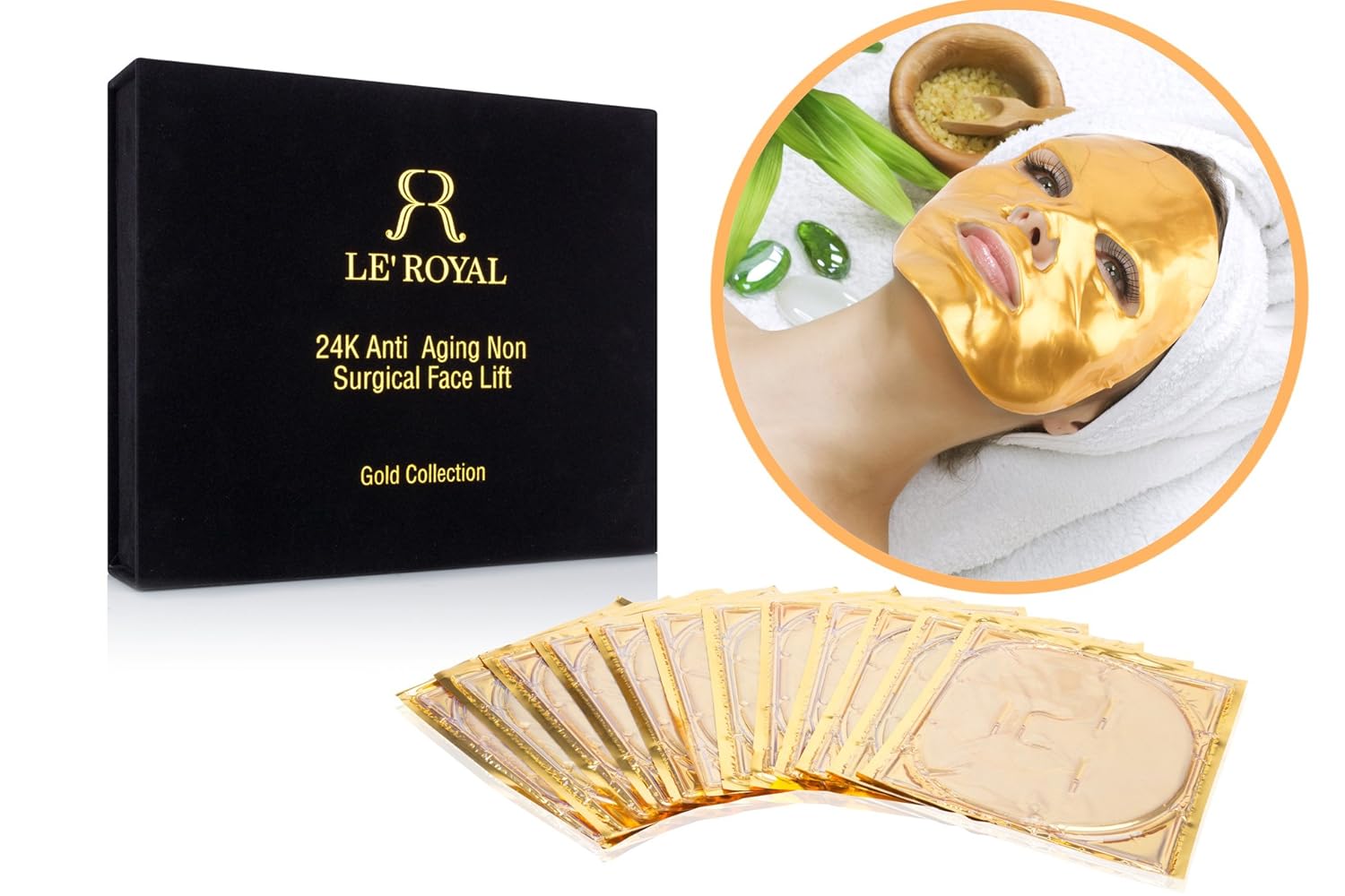 Facial mask for women Gold Face Treatment Skin Care Beauty