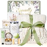 Valentines Day Gifts for Her Mom Wife, Birthday Gifts for Women Spa Care Package, Get Well Soon Gift Baskets Thinking of You Sympathy Gift Box for Friend, Sister, Wife (Ivory)