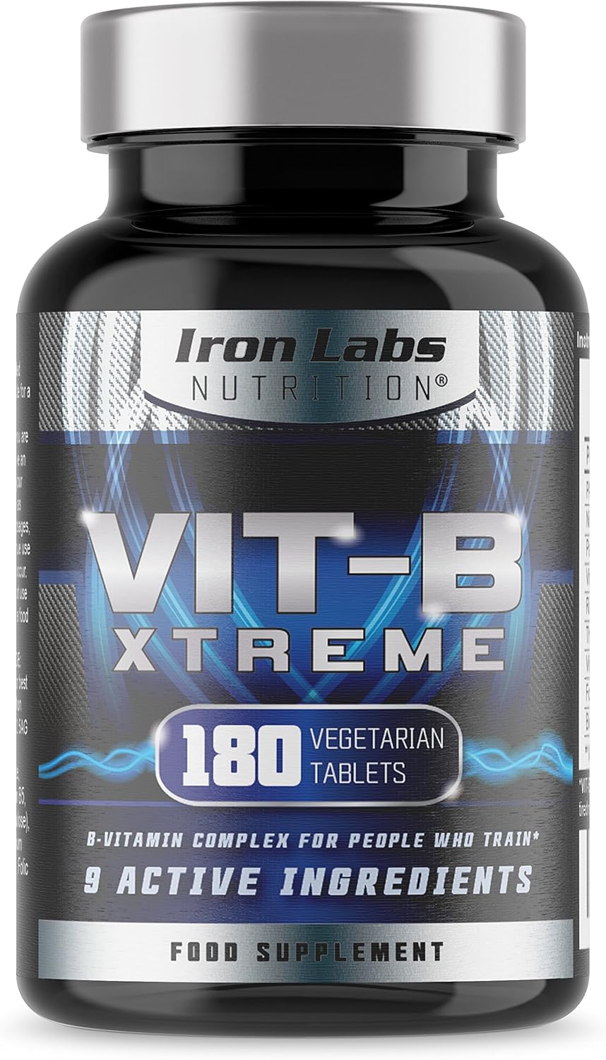 Iron Labs Nutrition, VITB Xtreme 180 Tablets, The B Vitamin Complex