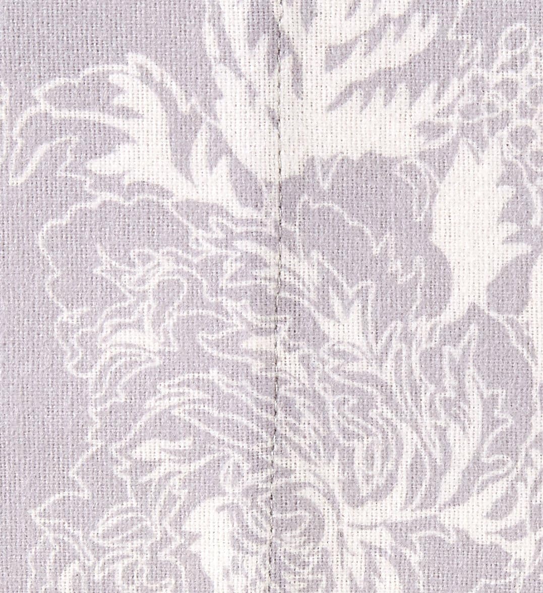 Pinzon Cotton Flannel Bed Sheet Set - Queen, Floral Grey: Home & Kitchen