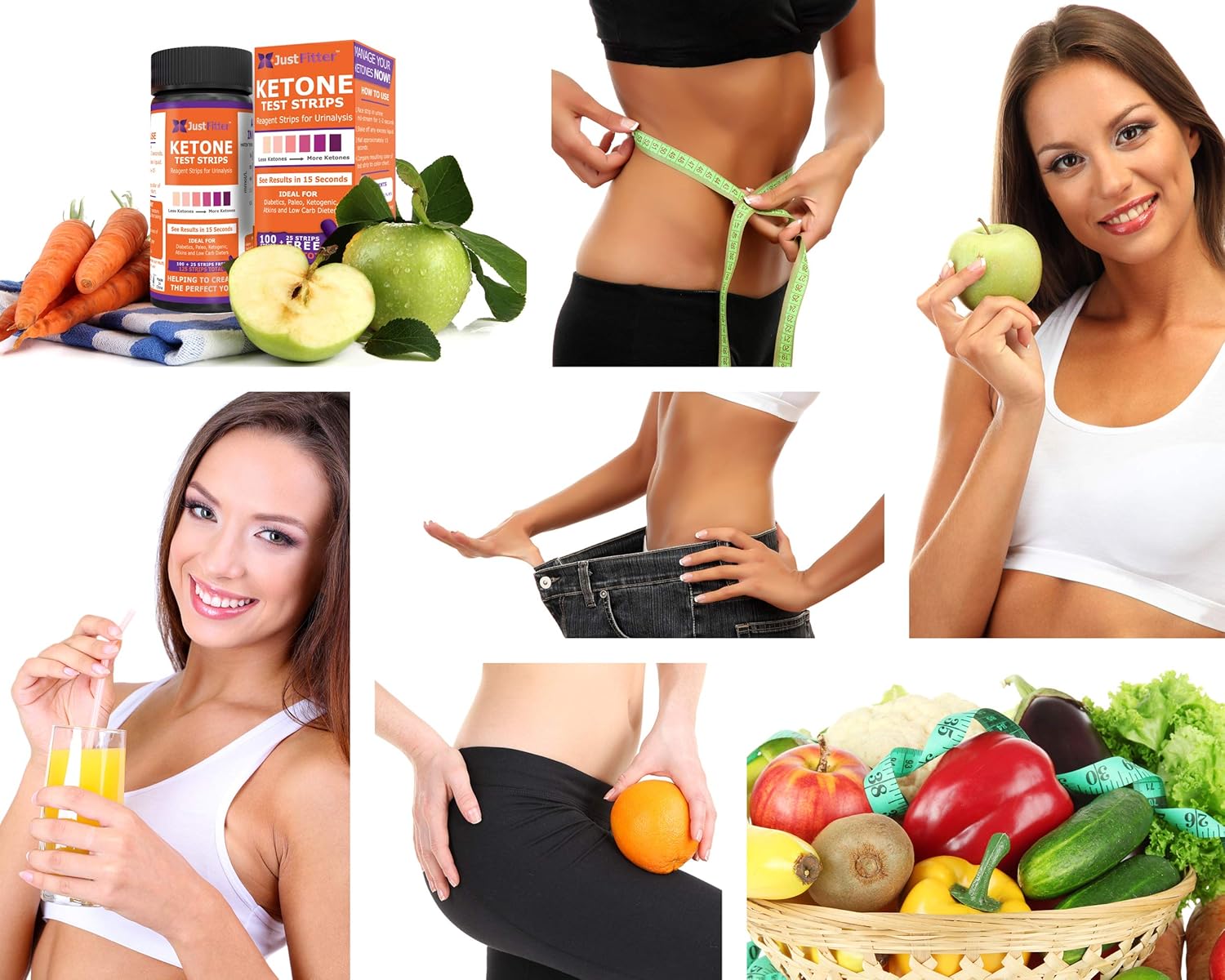 Ketone Keto Urine Test Strips. Look & Feel Fabulous on a Low Carb Ketogenic or HCG Diet. Get Your Body Back! Accurately Measure Your Fat Burning Ketosis Levels.: Health & Personal Care