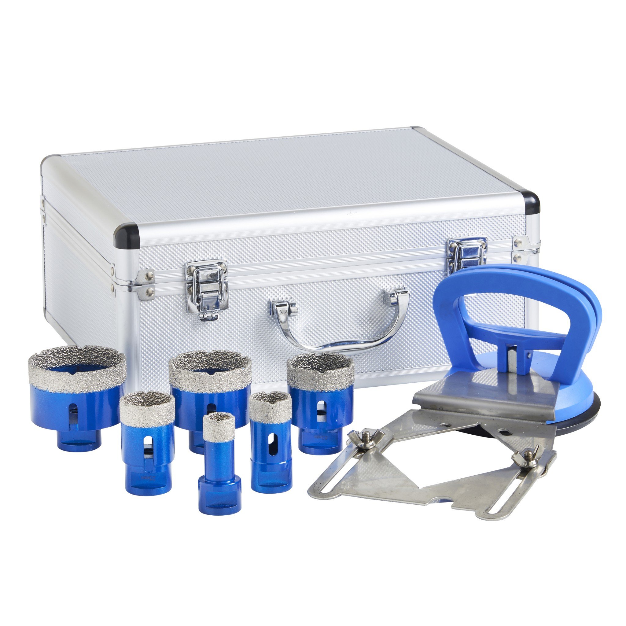 Dry Diamond Holesaw 6mm - 75mm Porcelain Ceramic Marble Granite Tile Drill M14 (KIT 2)