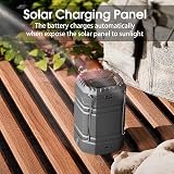 Mesqool Camping Lantern Rechargeable Solar USB Hand Crank Collapsible Light view 5