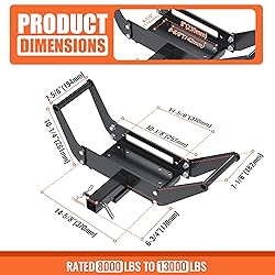 ECOTRIC 10x 4 1/2 Cradle Winch Mount Mounting Plate