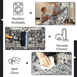 QD-Udreamy 8x10 Area Rugs - Machine Washable Area