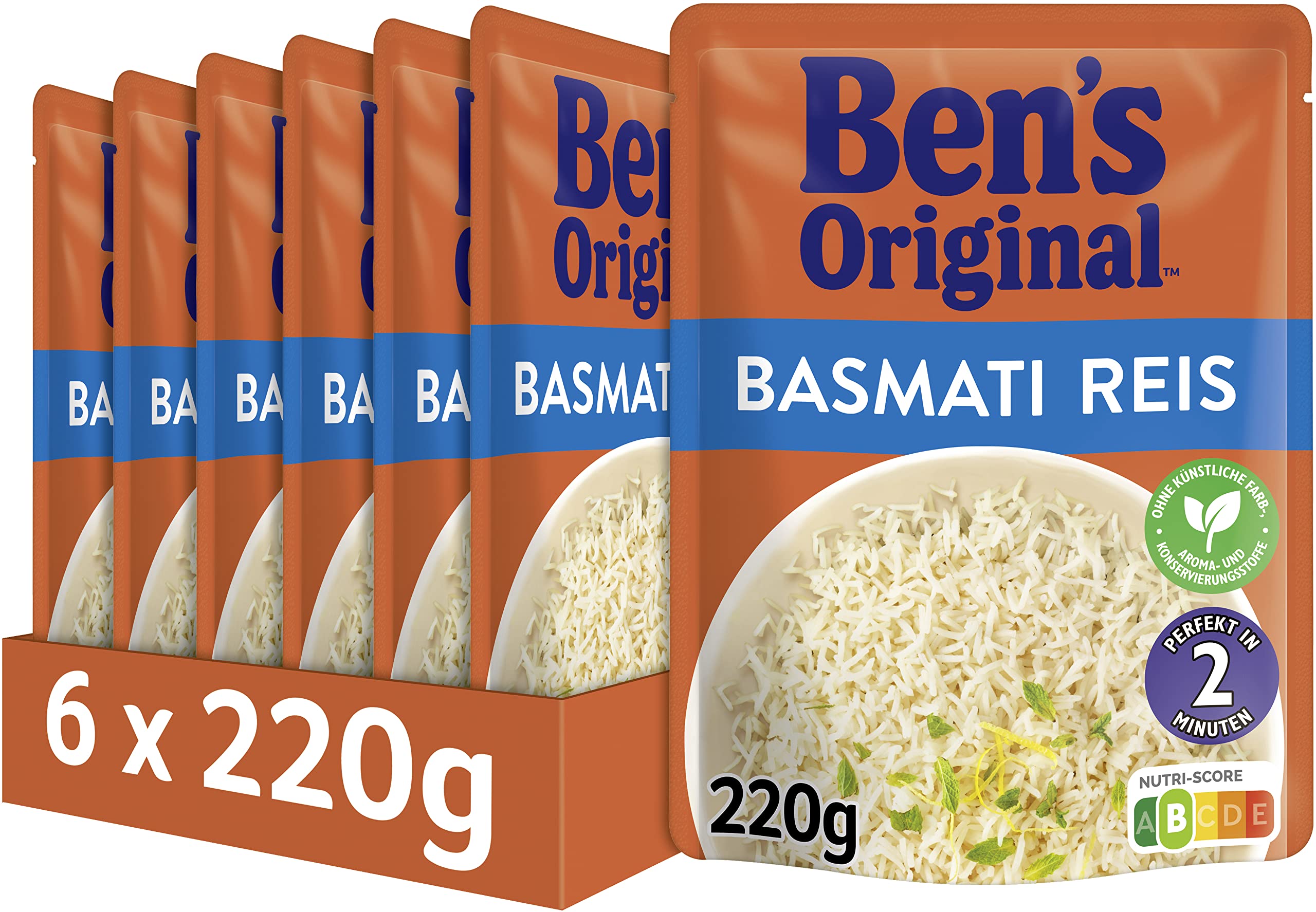 BEN'S ORIGINAL™ Express Reis Basmati 6 x 220g