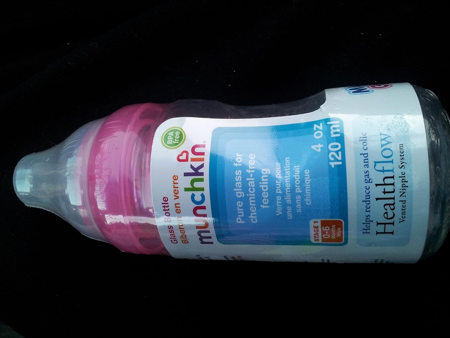 munchkin glass baby bottles