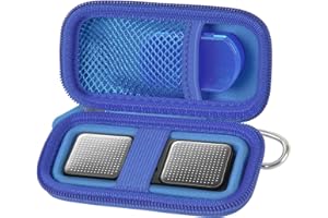 PAIYULE Heart Rate Monitor Case for AliveCor for KardiaMobile 6L / 6L Max 1L Personal EKG Monitor Storage Holder for Cardiac Mobile Portable Heart Rate Monitor Bag Organizer (Pill Box Included) Dark Blue
