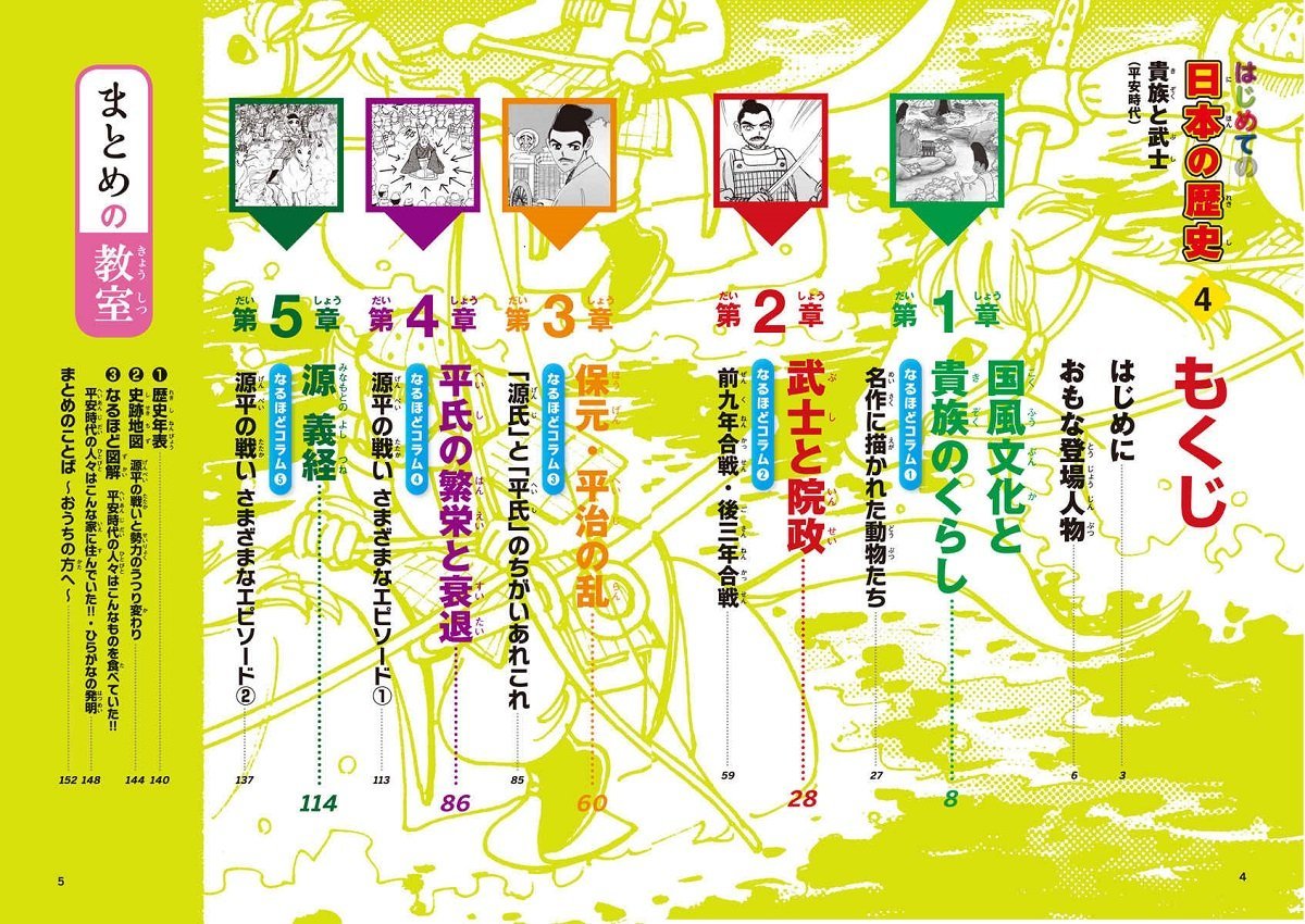 小学館版 学習まんが はじめての日本の歴史 4 貴族と武士 平安時代 鎌倉時代 Amazon Com Books