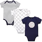 Hudson Baby baby boys Cotton Bodysuits and Toddler T Shirt Set, Baseball, 0-3 Months US
