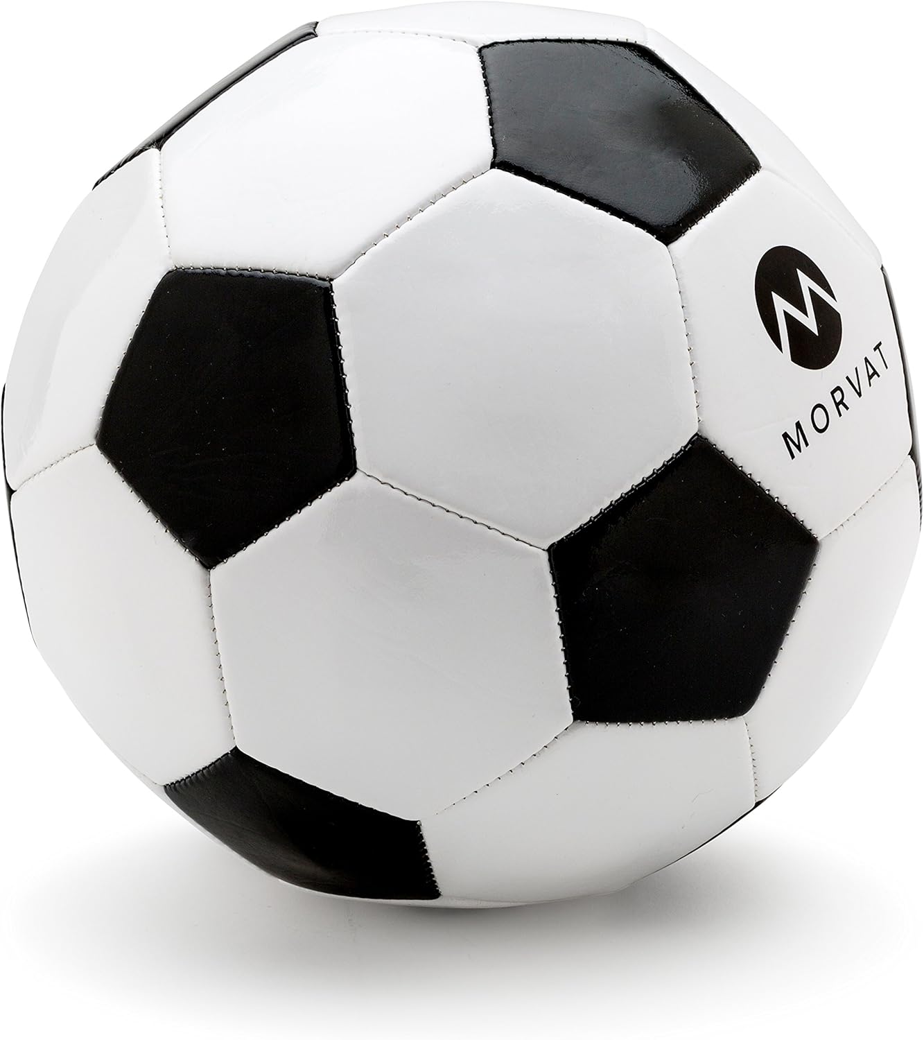 Morvat Soccer Goal Set for Backyard, Outdoor Toys Soccer Net, Soccer Goals for Backyard, Soccer Accessories, Pop Up Soccer Goals, Set of 2, Includes 2 Goal Nets, Soccer Balls and More, Black and White: Sports & Outdoors