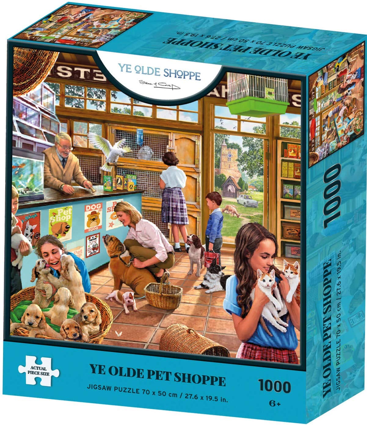 Ye Olde Shoppe K35005 Ye Olde Pet Shoppe 1000 Piece Jigsaw Puzzle